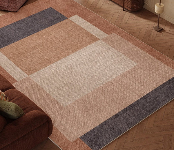 Extra Large Modern Rugs under Dining Room Table, Mid Century Contemporary Modern Rugs, Abstract Modern Rugs for Living Room, Contemporary Geometric Carpets-Art Painting Canvas