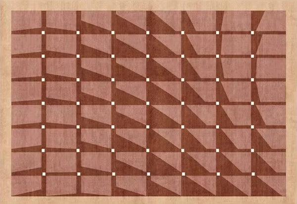 Modern Living Room Rug Ideas, Modern Rugs for Dining Room, Mid Century Modern Rugs Next to Bed, Thick Contemporary Rugs for Bedroom-Art Painting Canvas