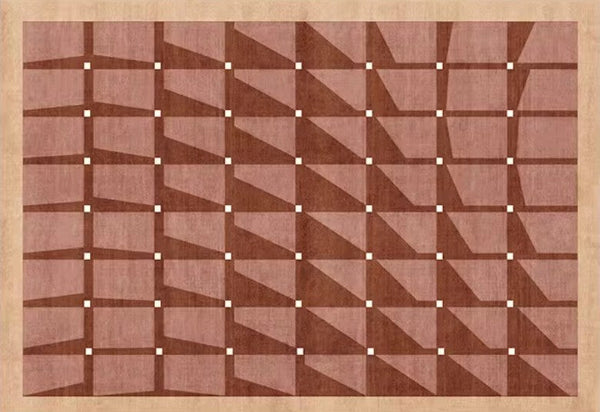 Modern Living Room Rug Ideas, Modern Rugs for Dining Room, Mid Century Modern Rugs Next to Bed, Thick Contemporary Rugs for Bedroom-Art Painting Canvas