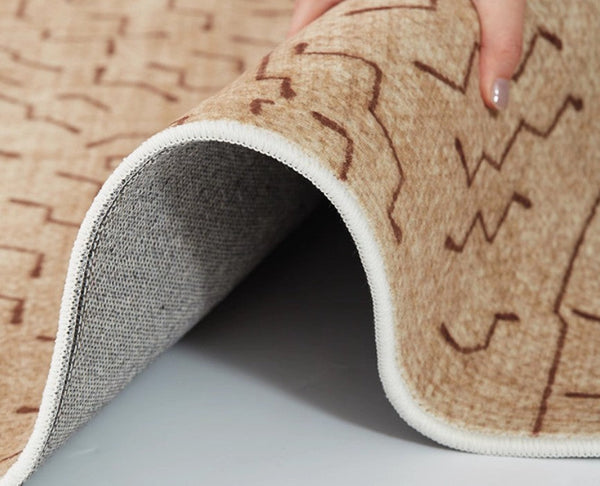 Modern Rugs for Dining Room, Bedroom Modern Rugs, Abstract Geometric Modern Rugs, Contemporary Modern Rugs for Living Room-Art Painting Canvas