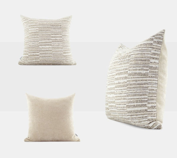 Luxury Modern Sofa Pillows, Large Square Pillows, Decorative Throw Pillows for Couch, Decorative Pillows for Living Room, Modern Throw Pillows