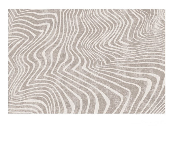 Stripe Area Rugs under Sofa, Modern Carpets for Office, Dining Room Floor Rugs, Mid Century Area Rugs for Living Room, Abstract Contemporary Rugs for Bedroom-Art Painting Canvas