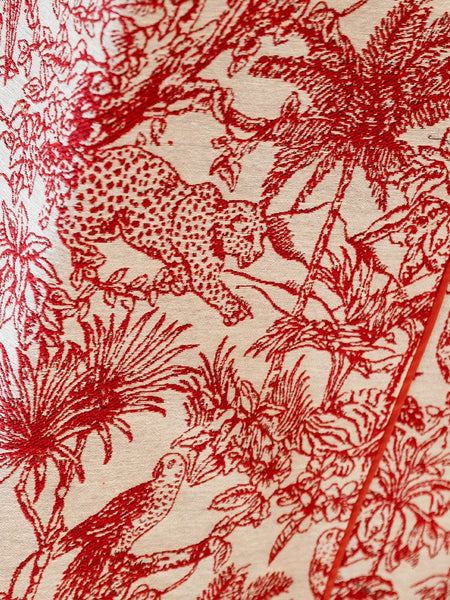Jungle Animals Leopard Parrot Pattern Tablecloth for Home Decoration, Modern Rectangle Tablecloth for Dining Room Table, Large Square Tablecloth, Christmas Tablecloth-Art Painting Canvas