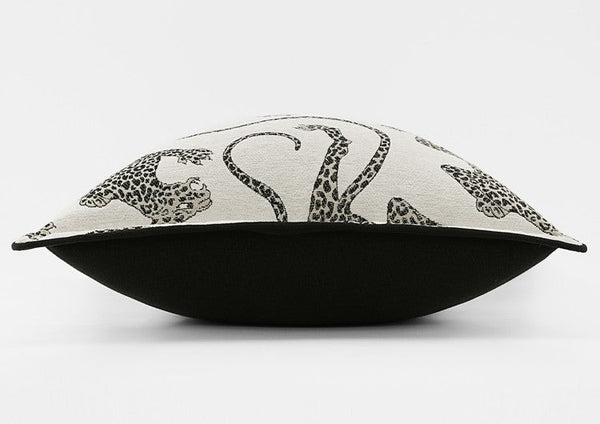 Decorative Cheetah Pattern Pillow Covers, Modern Pillows for Couch, Large Modern Sofa Pillow Cases, Abstract Decorative Throw Pillows for Living Room-Art Painting Canvas