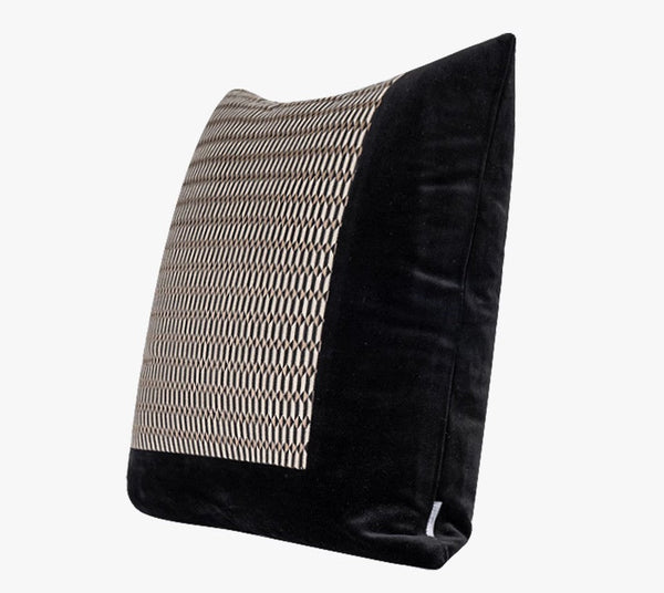 Abstract Contemporary Throw Pillow for Living Room, Black Decorative Throw Pillows for Couch, Large Modern Sofa Throw Pillows-Art Painting Canvas