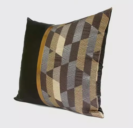 Modern Pillows for Living Room, Black Decorative Modern Pillows for Couch, Modern Sofa Pillows Covers, Modern Sofa Cushion-Art Painting Canvas