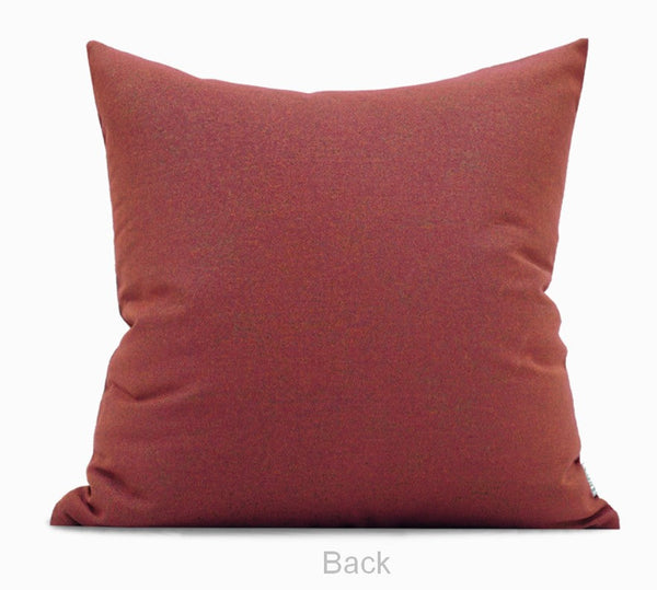 Large Modern Sofa Pillows, Red Decorative Throw Pillows for Couch, Large Decorative Throw Pillows, Contemporary Sofa Pillows for Interior Design-Art Painting Canvas