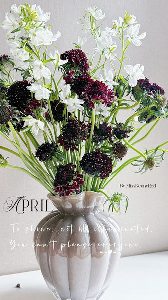 Handmade Liuli Vases, Color Glaze Vase, Contemporary Vases for Modern Home Decor, Glass Bud Vases, Centerpiece Vases on Table-Art Painting Canvas