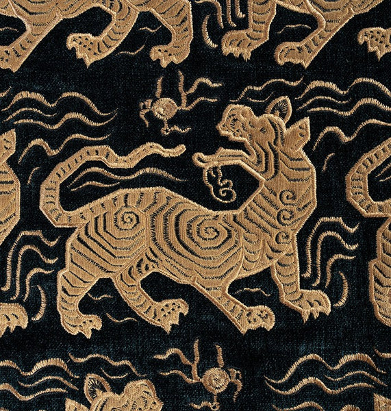 Embroidery Tiger Pattern Pillows for Couch, Contemporary Modern Sofa Pillows, Decorative Throw Pillows for Bedroom, Large Modern Sofa Pillow for Living Room-Art Painting Canvas