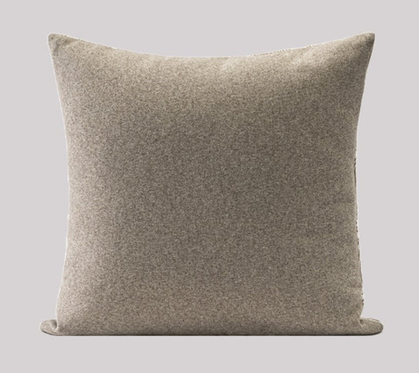 Large Contemporary Throw Pillow for Interior Design, Abstract Decorative Throw Pillows, Geometric Square Modern Throw Pillows for Couch-Art Painting Canvas