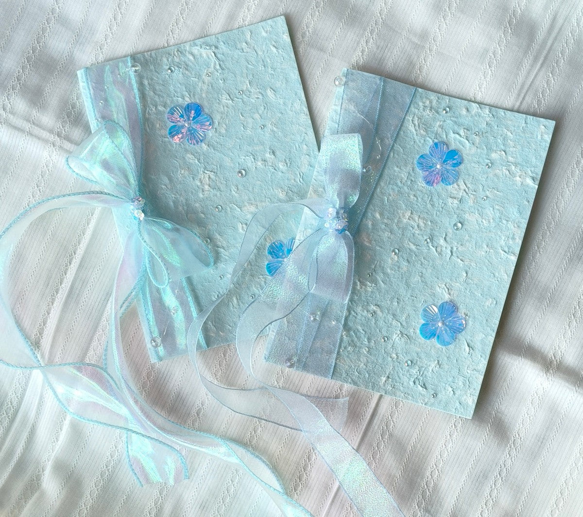 Unique Anniversary Greeting Card to Lovers, Beautiful Valentine's Day Greeting Card, Bowknot Greeting Cards, Original Handmade Wedding Greeting Card, Creative Birthday Greeting Card-Art Painting Canvas