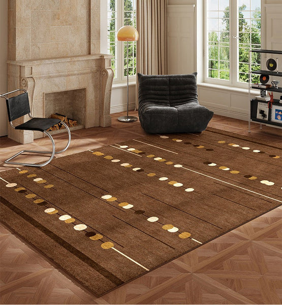 Living Room Modern Rug Ideas, Mid Century Modern Rugs for Bedroom, Large Contemporary Area Rugs for Dining Room-Art Painting Canvas