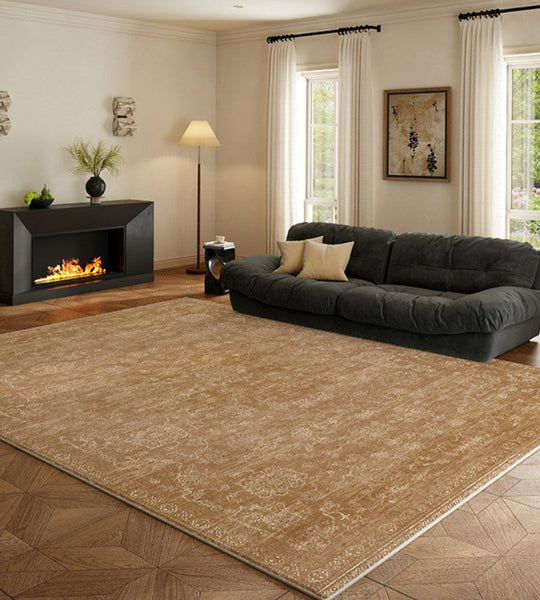 Modern Rugs for Living Room, Dining Room Floor Carpets, Mid Century Geometric Modern Rugs, Contemporary Modern Rugs for Bedroom-Art Painting Canvas