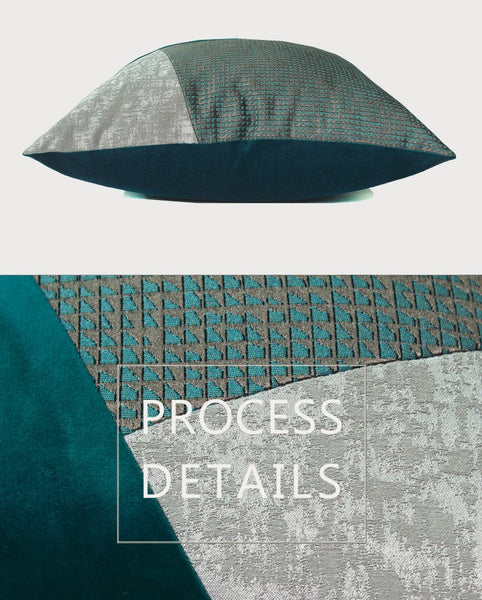 Decorative Throw Pillow for Couch, Green Modern Sofa Pillows, Modern Throw Pillows for Couch-Art Painting Canvas