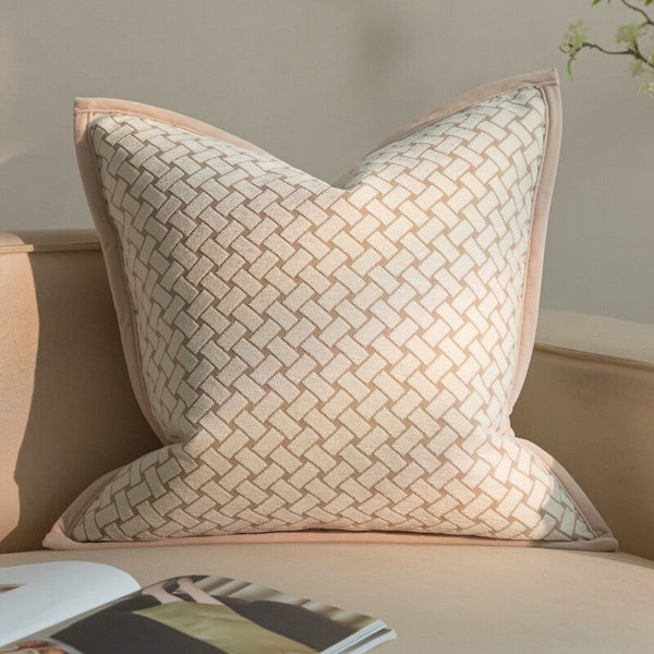 Modern Decorative Pillow Cover, Decorative Throw Pillows for Living Room, Decorative Pillow Arrangement Ideas for Couch, Modern Sofa Pillows-Art Painting Canvas