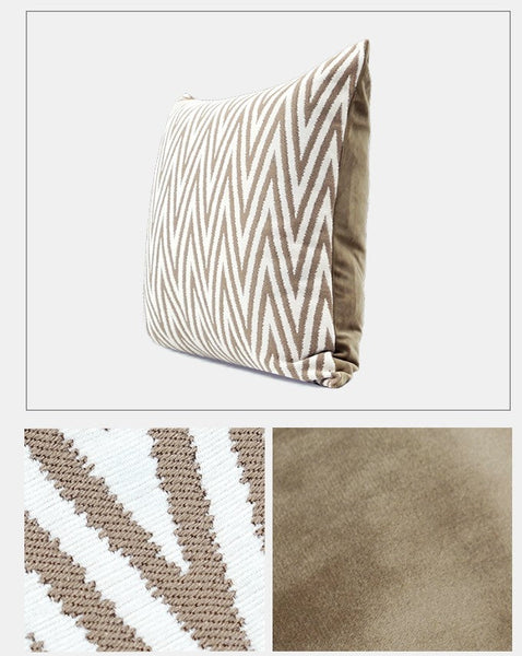 Geometric Modern Throw Pillows for Couch, Large Modern Throw Pillow for Interior Design, Contemporary Modern Sofa Pillows, Simple Decorative Throw Pillows-Art Painting Canvas