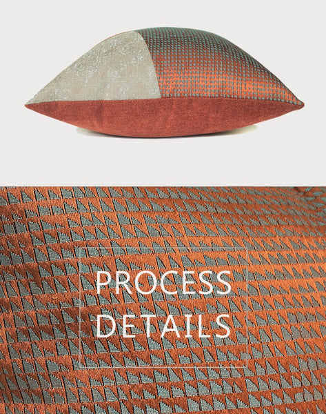 Large Modern Throw Pillows for Couch, Decorative Throw Pillow for Couch, Red Modern Sofa Pillows, Throw Pillows for Modern Living Room-Art Painting Canvas