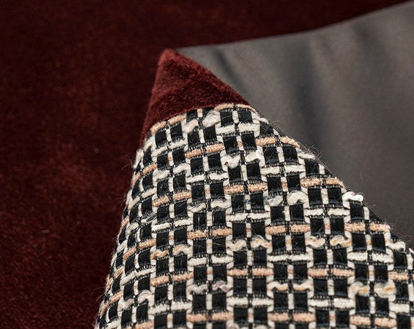 Red Modern Sofa Throw Pillows, Red Decorative Throw Pillows for Couch, Large Abstract Contemporary Throw Pillow for Interior Design-Art Painting Canvas