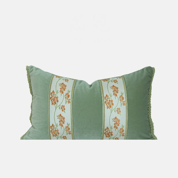 Embroidered Floral Bird Pattern Pillow Covers, Living Room Decorative Pillows, Modern Decorative Cushions, Decorative Pillows for Bed, Decorative Pillow Arrangement Ideas for Interior Design-Art Painting Canvas