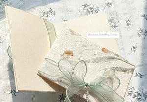 Creative Birthday Greeting Card, Original Handmade Wedding Greeting Card, Unique Anniversary Greeting Card to Lovers, Beautiful Valentine's Day Greeting Card, Bowknot Greeting Cards-Art Painting Canvas