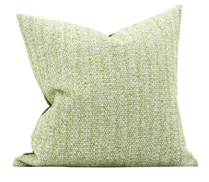 Green White Modern Sofa Pillows, Large Square Modern Throw Pillows for Couch, Simple Throw Pillow for Interior Design, Large Decorative Throw Pillows-Art Painting Canvas
