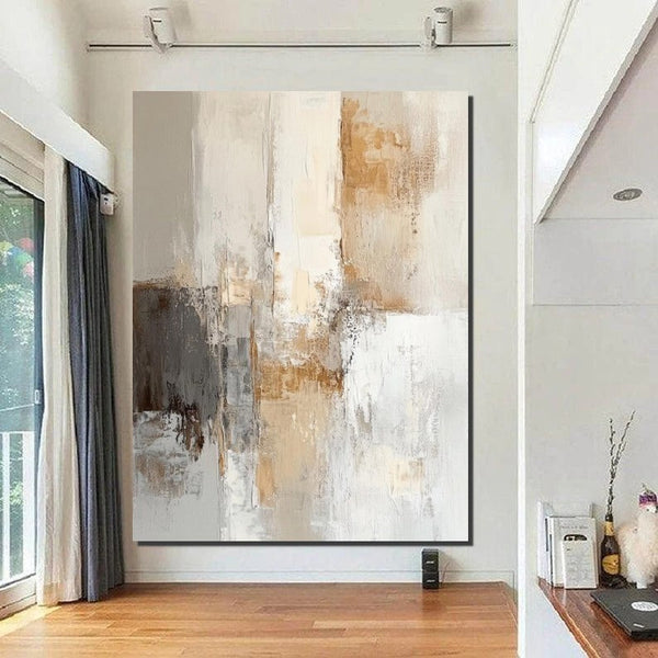 Modern Artwork, Large Canvas Painting, Contemporary Wall Painting, Living Room Wall Painting, Acrylic Painting for Dining Room-Art Painting Canvas