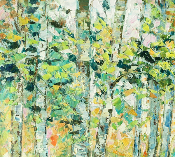 Autumn Tree Painting, Original Wall Art, Landscape Painting, Custom Heavy Texture Wall Art