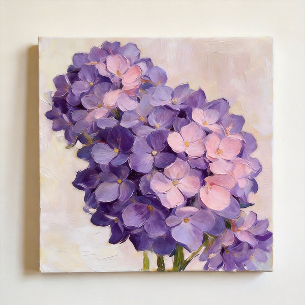 Hand Painted Canvas Art, A Bunch of Blooming Purple forget-me-nots, Still Life Painting, Small Canvas Artwork, Original Flower Paintings, Buy Small Paintings Online-Art Painting Canvas