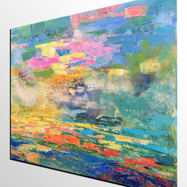 Abstract Acrylic Painting, Contemporary Modern Art, Modern Canvas Painting, Custom Abstract Painting for Living Room-Art Painting Canvas