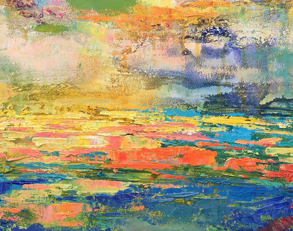 Abstract Acrylic Painting, Contemporary Modern Art, Modern Canvas Painting, Custom Abstract Painting for Living Room-Art Painting Canvas