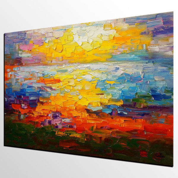 Large Canvas Art, Abstract Painting, Impasto Art, Canvas Oil Painting, Custom Extra Large Painting-Art Painting Canvas
