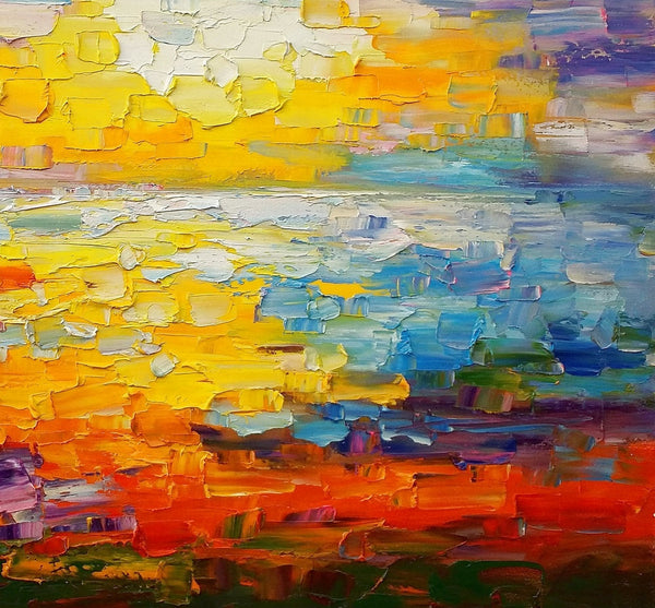 Large Canvas Art, Abstract Painting, Impasto Art, Canvas Oil Painting, Custom Extra Large Painting-Art Painting Canvas