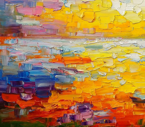 Large Canvas Art, Abstract Painting, Impasto Art, Canvas Oil Painting, Custom Extra Large Painting