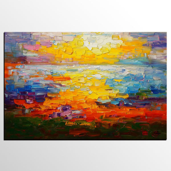Large Canvas Art, Abstract Painting, Impasto Art, Canvas Oil Painting, Custom Extra Large Painting-Art Painting Canvas