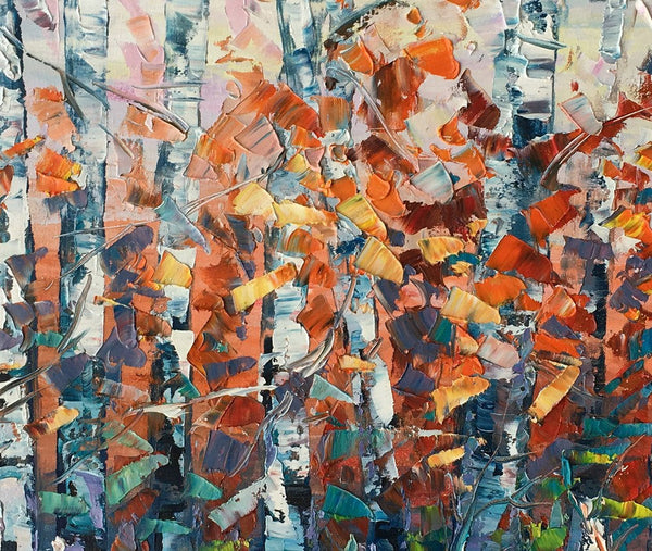 Canvas Art, Tree Landscape Art, Large Wall Art, Birch Tree Artwork, Custom Canvas Painting-Art Painting Canvas