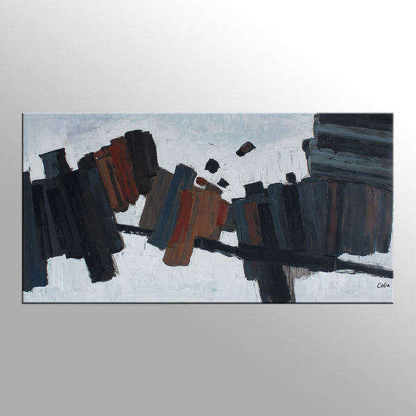 Black and White Art, Contemporary Art, Modern Painting, Original Painting, Custom Extra Large Painting-Art Painting Canvas