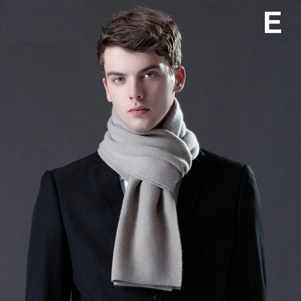 Formal Men Scarf Styles, Business Wool Scarf for Gentleman, Modern Casual Scarf Men, Men's Wool Scarf Winter, Men's Winter Scarf, Thick Wool Scarf for Men