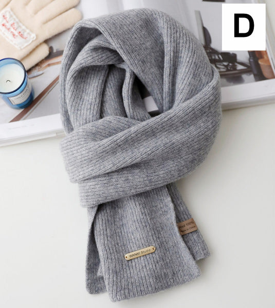 Winter Wool Scarf, Modern Wool Scarf for Women, Cold Weather Scarves, Casual Scarf for Women, Birthday Gift for Girl, Soft Wool Scarf for Women
