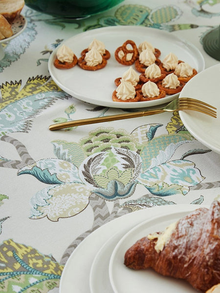 Rustic Table Covers for Kitchen, Large Rectangle Tablecloth for Dining Room Table, Country Farmhouse Tablecloth, Square Tablecloth for Round Table-Art Painting Canvas