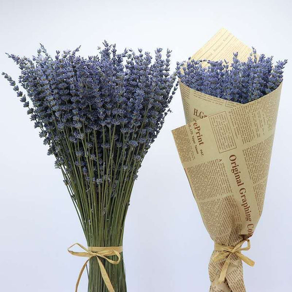 Flower Arrangements, Natural Dried Lavender Flower Bouquet, Natural Dried Lavender Flowers, A Bunch of Dried Lavender Flowers, Handmade Artificial Flowers for Home Decor-Art Painting Canvas