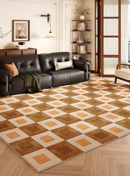 Large Modern Rugs for Living Room, Modern Rug for Living Room, Geometric Contemporary Rugs for Dining Room, Bedroom Floor Rugs