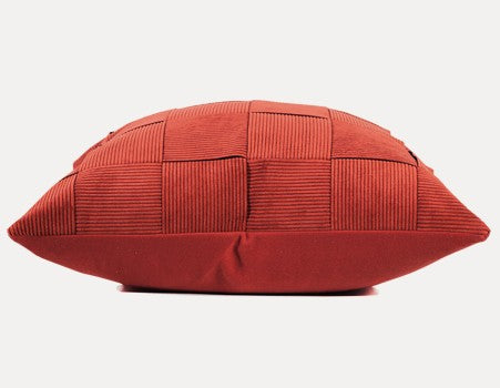 Modern Throw Pillows, Decorative Throw Pillow for Couch, Red Modern Sofa Pillows, Decorative Throw Pillows for Living Room Couch, Large Square Pillows-Art Painting Canvas