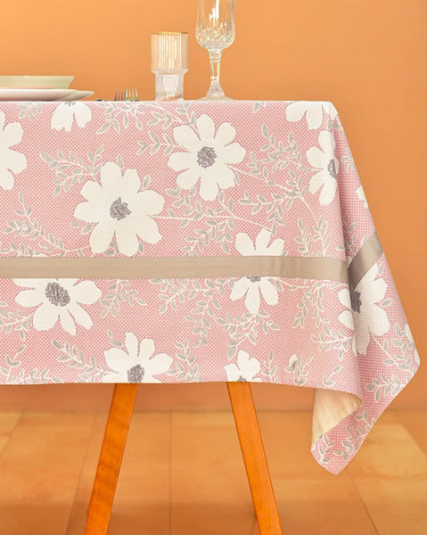 Kitchen Rectangular Table Covers, Square Tablecloth for Round Table, Modern Table Cloths for Dining Room, Farmhouse Cotton Table Cloth, Wedding Tablecloth-Art Painting Canvas