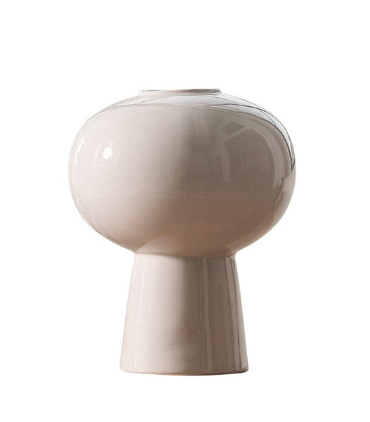 Contemporary Vases on Dining Table, Centerpiece Ceramic Bouquet Vases, Porcelain Vases for Modern Home Decor, Handmade Modern Flower Vase-Art Painting Canvas