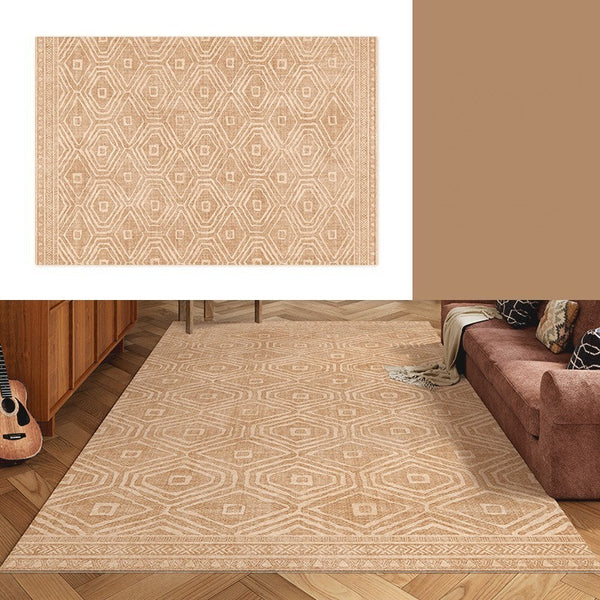 Bedroom Floor Rugs, Geometric Contemporary Rugs for Dining Room, Extra Large Modern Rugs for Living Room, Oversized Modern Rug for Living Room-Art Painting Canvas