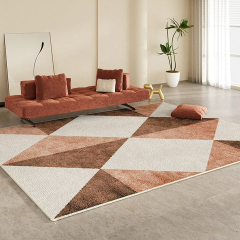 Modern Rugs for Living Room, Modern Area Rugs under Sofa, Abstract Contemporary Rugs for Bedroom, Dining Room Floor Rugs, Modern Carpets for Office-Art Painting Canvas
