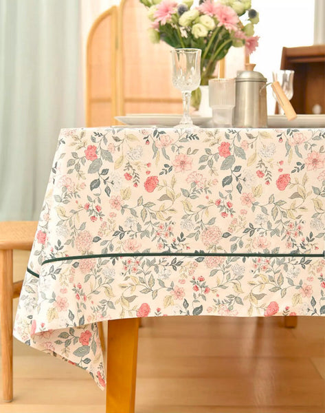 Country Farmhouse Tablecloth, Rustic Table Covers for Kitchen, Large Rectangle Tablecloth for Dining Room Table, Square Tablecloth for Round Table-Art Painting Canvas