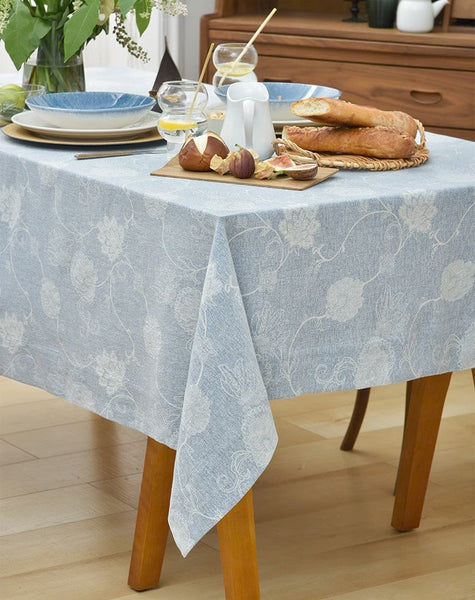 Country Farmhouse Tablecloth, Square Tablecloth for Round Table, Rustic Table Covers for Kitchen, Large Rectangle Tablecloth for Dining Room Table-Art Painting Canvas