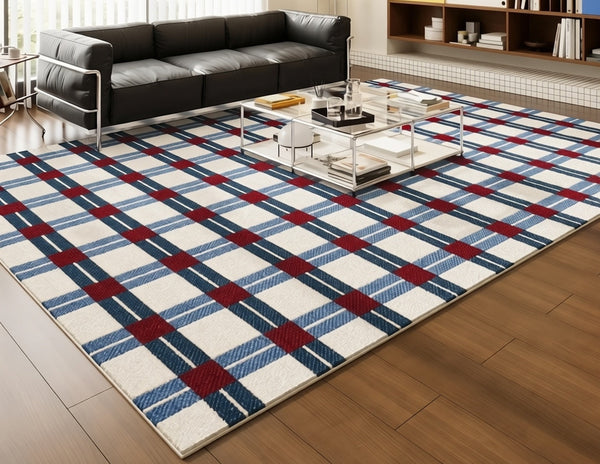 Contemporary Modern Rugs Next to Bed, Modern Carpets for Office, Abstract Modern Rugs, Geometric Modern Rugs under Dining Room Table