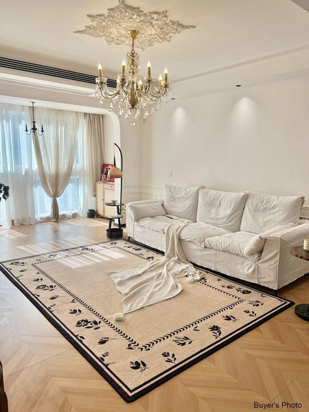 Unique Modern Rugs for Dining Room, Abstract Modern Rugs for Bedroom, Large Modern Rugs for Living Room, Contemporary Geometric Modern Rugs-Art Painting Canvas